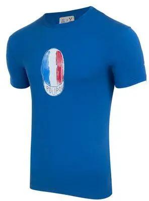 LeBram & Sport Epoque Poupou Kurzarm-T-Shirt Victoria Blau / Blau