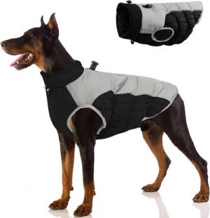 Ledander Hundemantel Wasserdichter Hundemantel, Winterjacke für kaltes Wetter für kleine, reflektierende Hundejacke für kleine und mittelgroße und große Hunde