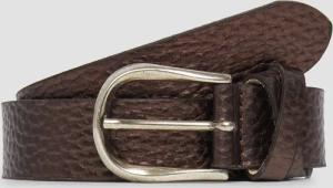 Ledergürtel mit Metallic-Oberfläche