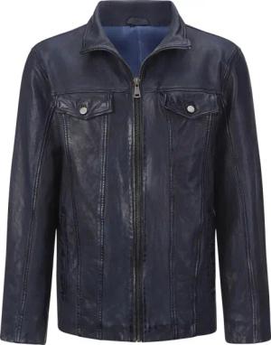 Lederjacke BELLINIRO dunkelblau