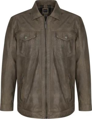 Lederjacke ZANLITE braun