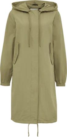 Legerer Nylonparka mit Kapuze