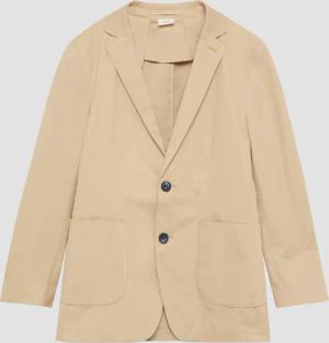 Legeres Sakko mit Kontrast-Knöpfen