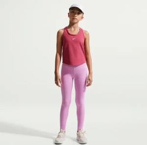 Leggings mit hoher Taille, Mädchen Nike One