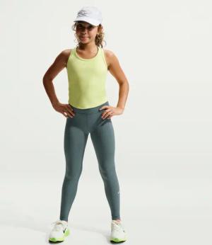 Leggings mit hoher Taille, Mädchen Nike One