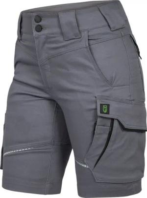 Leibwächter Arbeitsshorts Damen Flex-Line Arbeitsshort mit Reflektoren und femininer Passform (Arbeitskleidung für Handwerk, Garten oder Freizeit, mit Cargotasche) Kurze Stretch Cargoshorts mit elastischem Bund