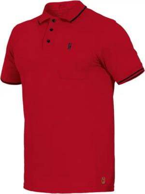 Leibwächter Poloshirt Flex-Line Herren Poloshirt kurzarm, mit Brusttasche & Stifttasche (Bequeme Workwear, antibakterielle, Antigeruchs- und Antipilling-Ausrüstung) 50% Baumwolle & 50% Polyester, 220g/m²