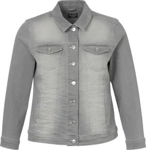 Leicht verwaschene Jeansjacke mit modischem Crash-Effekt