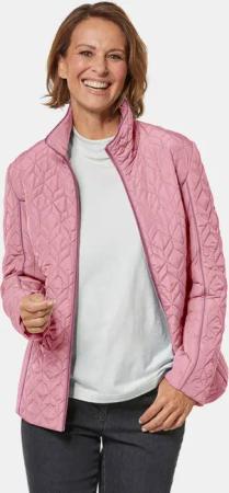 Leicht wattierte Steppjacke - altrosé / rosenholz - Gr. 46 von Goldner Fashion