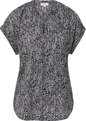 Leichte Baumwoll-Bluse mit All-over-Print