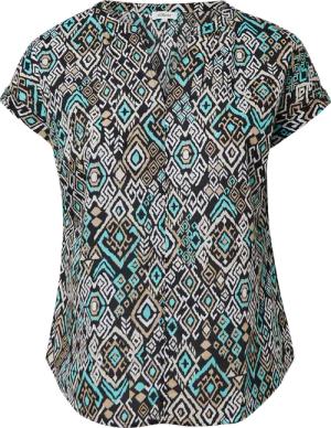 Leichte Baumwoll-Bluse mit All-over-Print