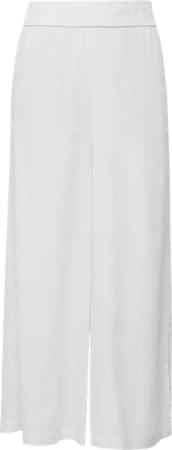 Leichte Culotte aus Leinenmix mit Schlitzen