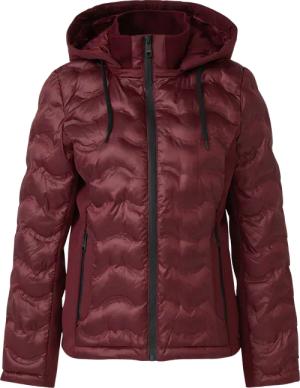 Leichte Jacke im Fabricmix mit abnehmbarer Kapuze