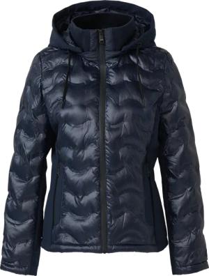 Leichte Jacke im Fabricmix mit abnehmbarer Kapuze