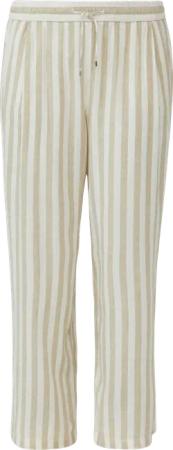 Leichte Leinenmix-Hose mit Elastikbund