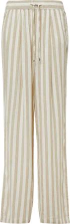 Leichte Leinenmix-Hose mit Elastikbund