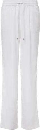 Leichte Leinenmix-Hose mit Elastikbund