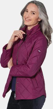 Leichte Steppjacke - beere - Gr. 46 von Goldner Fashion