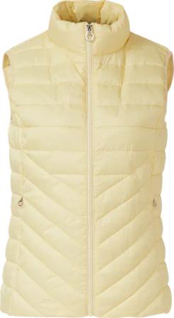 Leichte Steppweste mit Stehkragen und Packfunktion