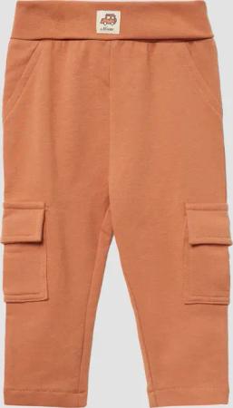 Leichte Sweathose mit Umschlag und Cargotaschen