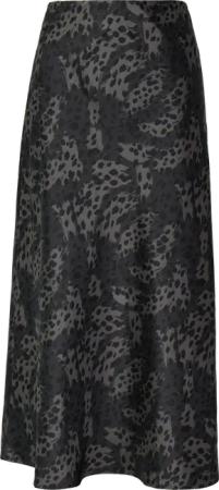 Leichter Midirock mit Elastikbund