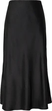 Leichter Midirock mit Elastikbund