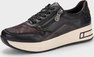 Leichter Sneaker mit Reißverschluss - schwarz - Gr. 40 von Goldner Fashion