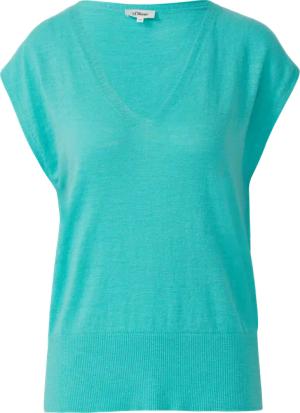 Leichtes Stricktop mit V-Ausschnitt