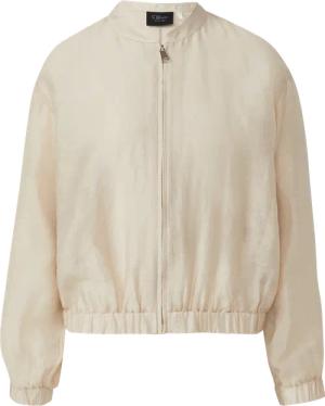 Leinenmix-Blouson im Relaxed Fit