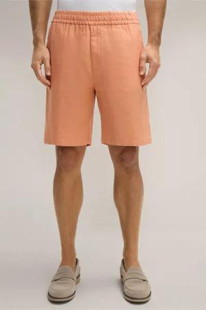 Leinenmix-Short Scurtino in Orange