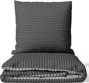 Leonado Vicenti Bettwäsche Baumwolle 135x200, 155x200, 155x220, 200x200, 200x220 oder 240x220, Renforcé, 3 teilig, Wendebettwäsche Streifen mit Reißverschluss