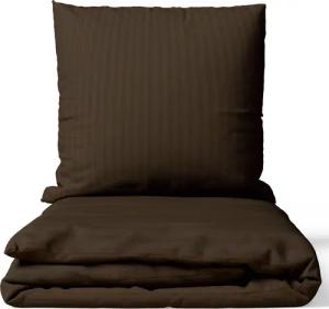 Leonado Vicenti Bettwäsche Luxuriöses Satin Set Damast, Satin, 2 teilig, elegantes Streifen Design, 100% Baumwolle, mit Reißverschluss