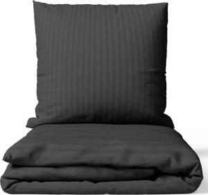 Leonado Vicenti Bettwäsche Luxuriöses Satin Set Damast, Satin, 4 teilig, elegantes Streifen Design, 100% Baumwolle, mit Reißverschluss