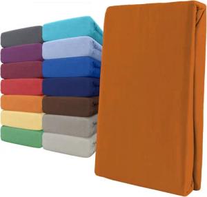 Leonado Vicenti Spannbettlaken Baumwolle Bettlaken auch für Boxspringbetten, Jersey, Gummizug: rundum, (1 Stück), Einfarbig mit Rundumgummi