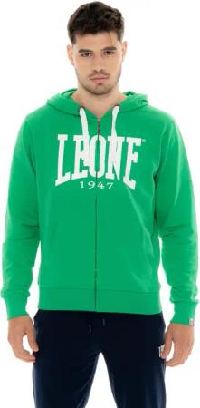 Leone Basic Herren-Hoodie ohne Sweatshirt mit Reißverschluss