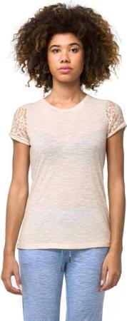 Leone Lace Damen-Kurzarm-T-Shirt