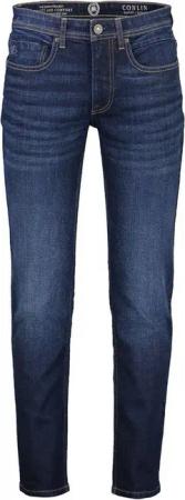 LERROS Slim-fit-Jeans LERROS CONLIN 5-Pocket Stretch-Denim, SLIM FIT CONLIN Herren Jeans, blau, bequem, Used-Look, 99% Baumwolle, 1% Elasthan