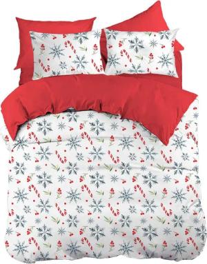 L'Essentiel Maison Bettbezug Weihnachtliche Ranforce Set (135x200 cm + 80x80 cm), 100% Baumwolle Ranforce – weich & atmungsaktiv