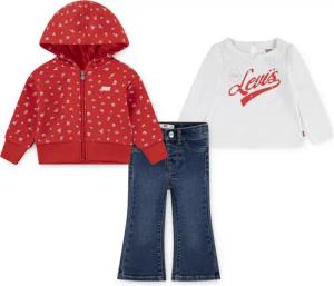 Levi's® Kids Neugeborenen-Geschenkset LVG,PC FZ TEE,JEANS SET (Set, 3-tlg) perfekt abgestimmt - for GIRLS