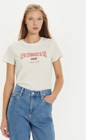 Levi's® T-Shirt The Perfect 17369-2805 Écru Standard Fit