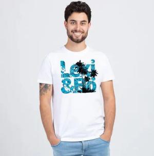 Lexi&Bö Black Palms Herren T-Shrit