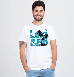 Lexi&Bö Black Palms Herren T-Shrit
