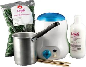 Leydi Enthaarungswachs PROFI Brazilian Waxing Set PREMIUM Azulen - Waxingset komplett