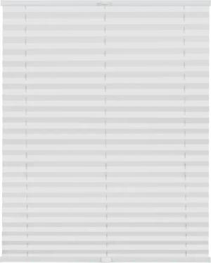Lichtblick Plissee Klemmfix, ohne Bohren, verspannt, blickdicht - Weiß