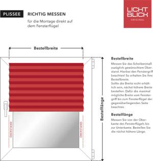 Lichtblick Plissee Klemmfix, ohne Bohren, verspannt, Verdunkelung - Grün