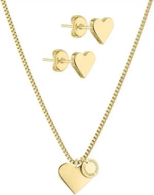 Liebeskind Berlin Schmuckset Classy Heart Edelstahl