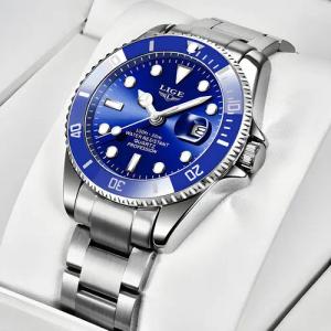 Lige Automatikuhr Luxus Armband Uhr Herren Damen Wasserdicht Sport