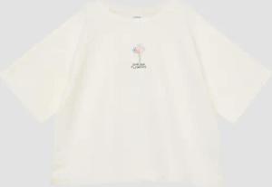 Light Felpa Oversize T-Shirt mit Front- und Rückenprint