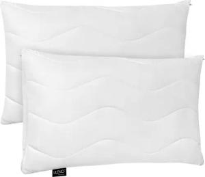 LILENO HOME Kopfkissen - gestepptes Kissen in verschiedenen Größen - Made in Germany, Füllung: 100% Polyester, Rückenschläfer, Seitenschläfer, Bauchschläfer, Spar-Set, 2er Set, Dekokissen 30x50 cm, allergikergeeignet, Bettkissen oder Kopfkissen