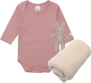 Liliput Erstausstattungspaket "Strickhase Lou" 3 mit Body, Strickhase Lou und Decke